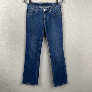 Elie Tahari Boot Cut Jeans Midrise Casual Everyday Medium Blue Wash